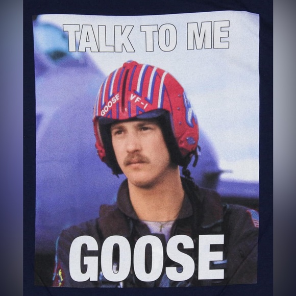 TALK TO ME GOOSE TOP GUN TSHIRT - Picture 2 of 3